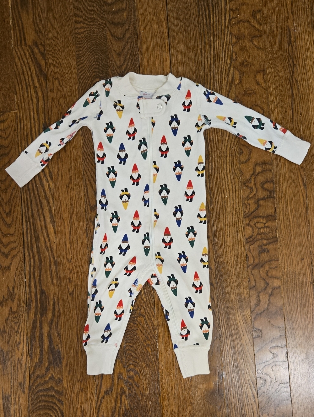 Hanna Andersson Holiday Gnome Print Pajamas, Organic Cotton 3-6mo